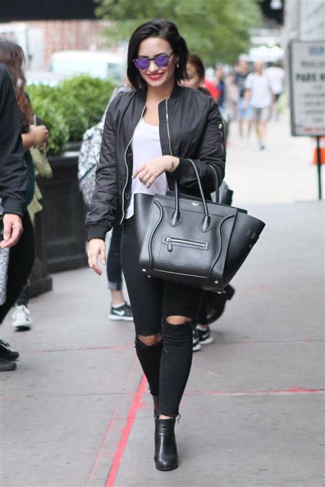 demi lovato celine bag|Pin on DEMI LOVATO .